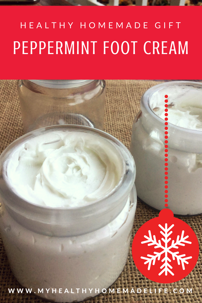 How to Make Homemade Peppermint Hand & Foot Cream DIY Gift Natural