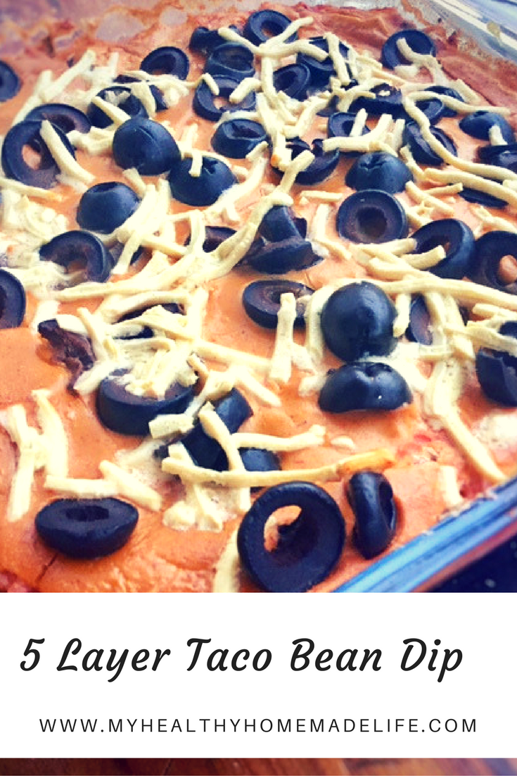 5 Layer Taco Bean Dip Vegan Gluten Free Healthy Recipes Clean