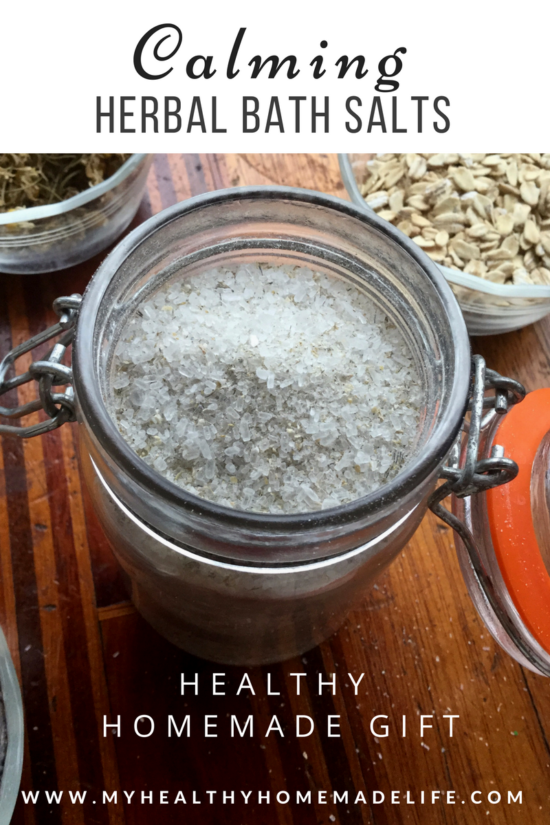 calmingherbalbathsalts5 My Healthy Homemade Life