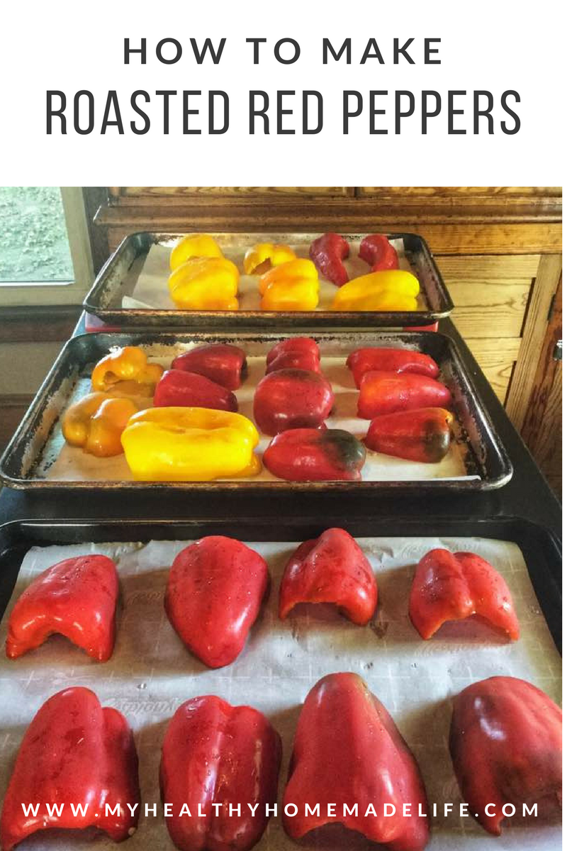 How to Make Roasted Red Peppers Freezing Preserving DIY Healthy