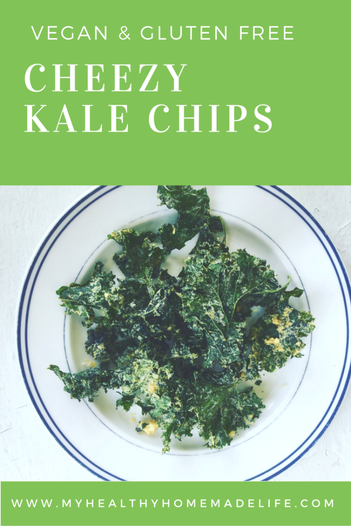 Cheezy Kale Chips | Raw | Vegan | Gluten Free | Healthy Recipes | Clean Eating | 