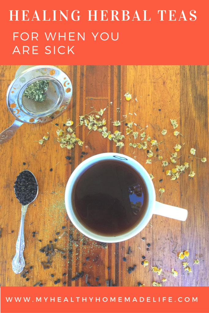 Healing Herbal Tea for when you are sick | DIY | Herbs | Elderberry Tea | Immune Booster Tea | Home Remedies