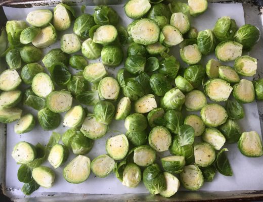 Roasted Brussels Sprouts with Sea Salt | Healthy Recipes | Clean Eating | Gluten Free | Vegan | Healthy Sides | Holiday Recipes | Real Food