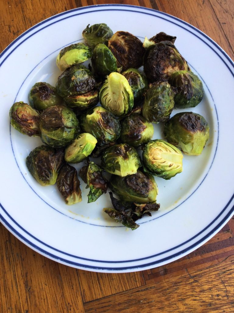 Roasted Brussels Sprouts with Sea Salt | Healthy Recipes | Clean Eating | Gluten Free | Vegan | Healthy Sides | Holiday Recipes | Real Food