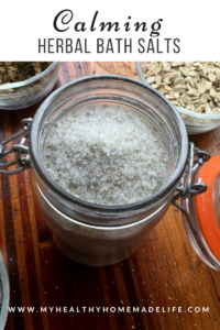 How to Make Calming Herbal Bath Salts | DIY Gift | Healthy Homemade Recipe | My Healthy Homemade Life