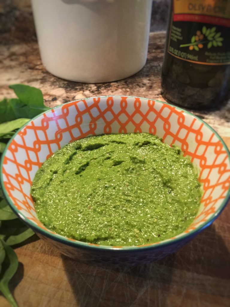 Dairy Free Spinach Pesto | Planted Based | Vegan | Gluten Free | Healthy Recipes | Clean Eating | My Healthy Homemade Life