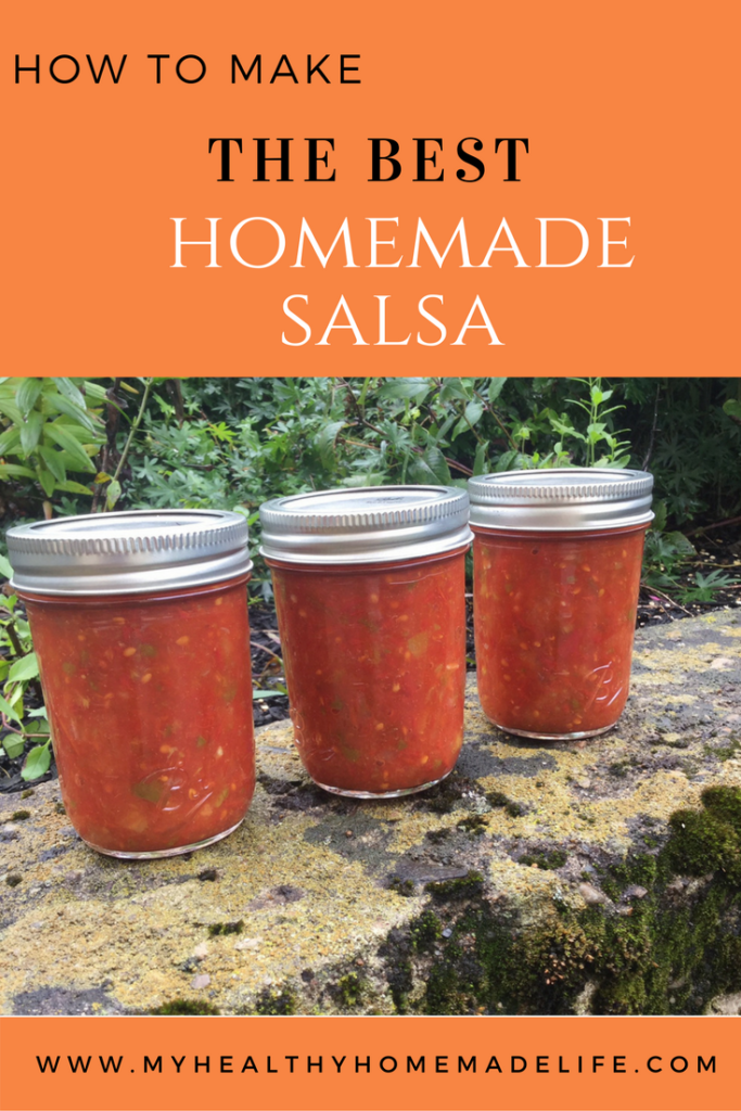 How to Make The Best Homemade Salsa with fresh tomatoes (for Canning) | Healthy Recipe | Preserving | My Healthy Homemade Life