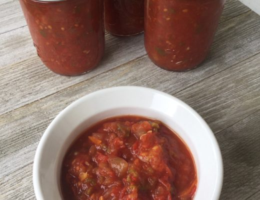 How to Make The Best Homemade Salsa with fresh tomatoes (for Canning) | Healthy Recipe | Preserving | My Healthy Homemade Life