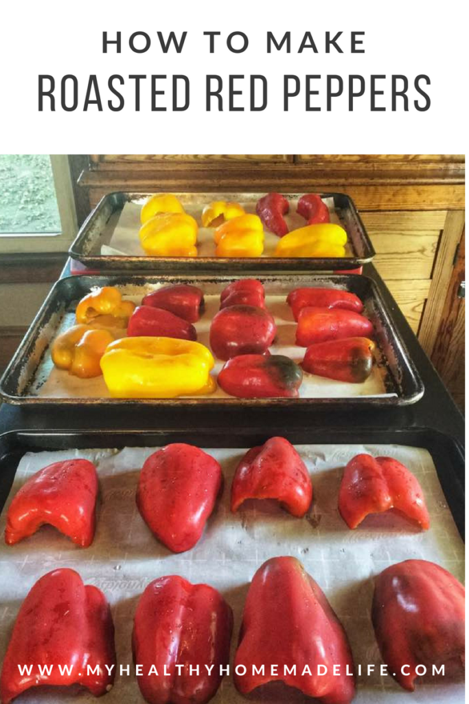 How to Make Roasted Red Peppers | Freezing | Preserving | DIY | Healthy Recipes | Roasted Red Pepper Recipe | My Healthy Homemade Life