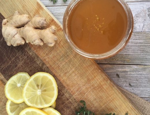 Homemade Herbal Cough Syrup with Thyme, Lemon & Ginger | Home Remedies | Herbal Recipe | My Healthy Homemade Life #herbs #herbalremedies #homeremedies #diy #herbalism