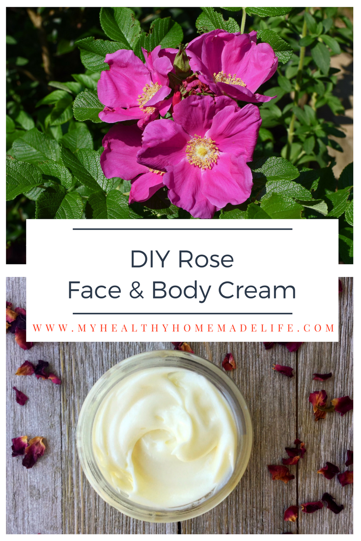 DIY Rose Face & Body Cream My Healthy Homemade Life