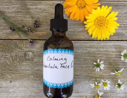 DIY Calming Calendula Face Oil for Skin Redness | DIY Skin Care Receip for Redness | Herbal Home Remedies #diy #calendula #skin